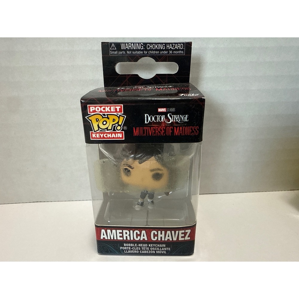 Funko Pocket Pop Keychain Marvel Doctor Strange America Chavez Bobble-Head Vinyl